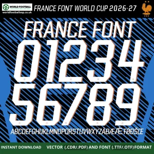 France Font Home World Cup 2026 | TTF, OTF & Vector (CDR, PDF)