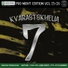 PSG Night Edition Font UCL 2025-26 – Kvarastskhelia 7 player name and number on black gold PSG Night Edition jersey